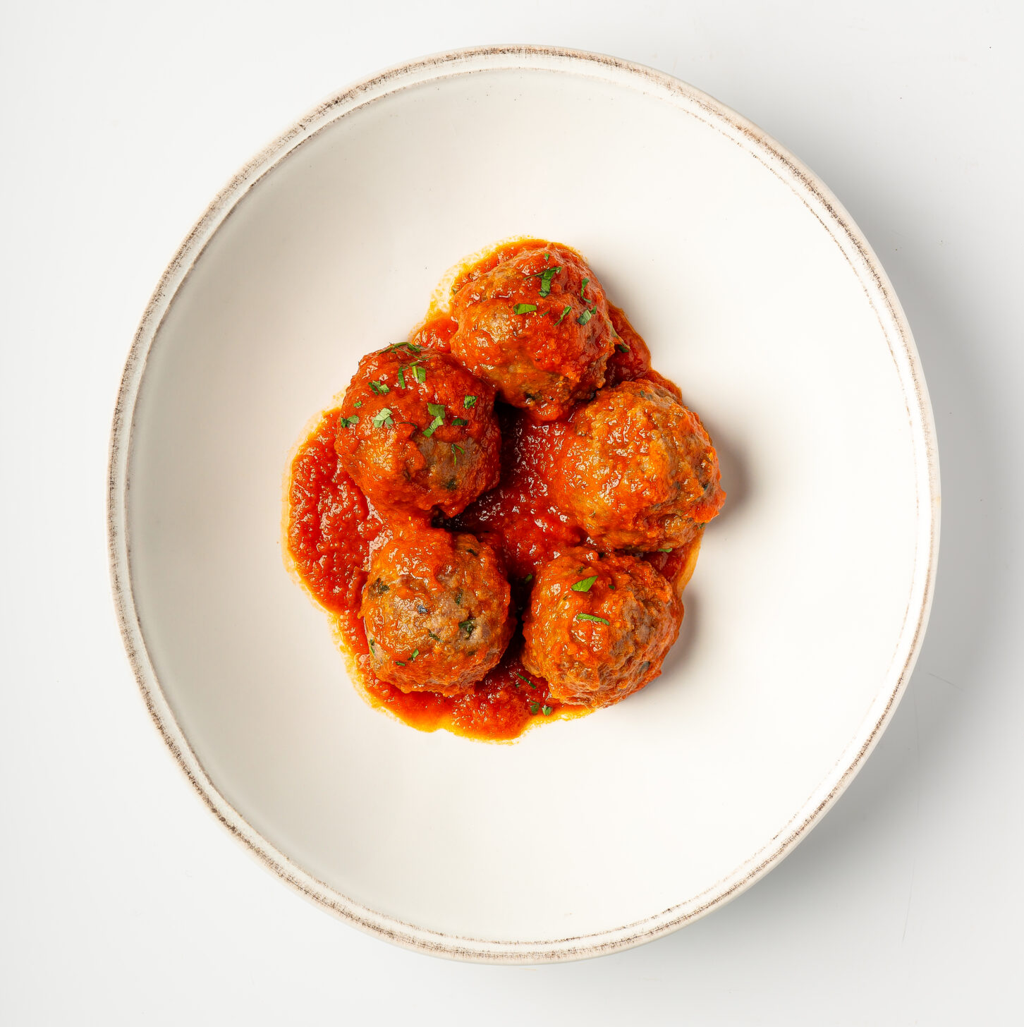 Mandonguilles de vedella amb salsa pomodoro